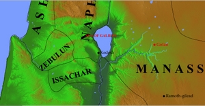 Accordance Maps: Golan [Ramot Gil'ad to the south and Kedesh to the west] - © Psalm11918.org