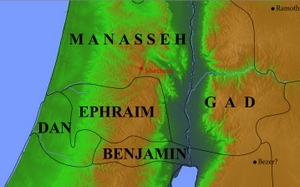 Accordance Maps: Shechem [the Dead Sea is at the bottom]- © Psalm11918.org