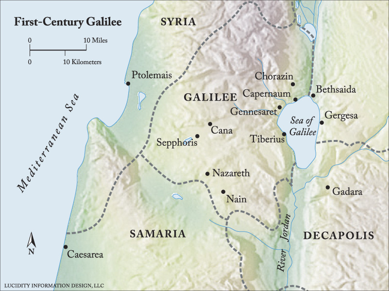 MAP: FIRST-CENTURY GALILEE ©2013 Luther Seminary