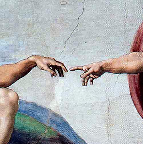 THE CREATION OF ADAM- Michelangelo