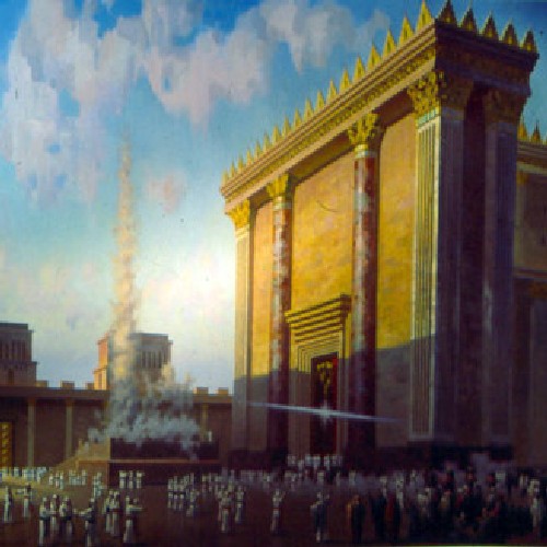 THE GLORY OF THE TEMPLE- unknown artist